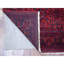 Tapis rouge satiné en laine nouée à la main afghane Khamyab 4 pi 1 po x 5 pi 9 po 94E51FD6B62840F09E48834245715922