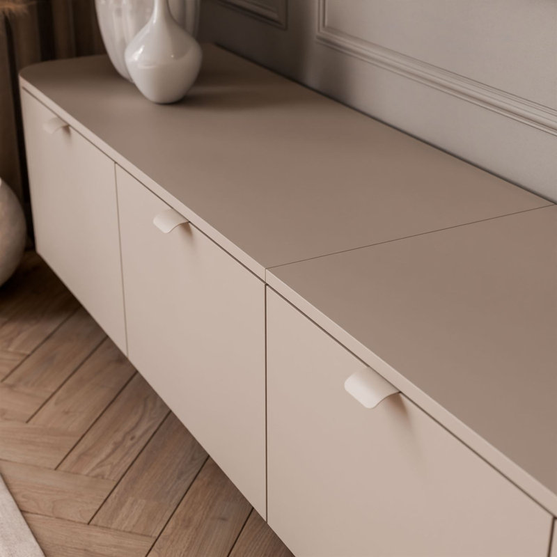 Unfinished TV Stand for TVs up to 60", Cashmere
