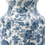 Vase de table 24 "en porcelaine bleue et blanche