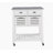 Mobile Rolling Kitchen Island Trolley Serving Cart with Underneath Drawer & Slide-Out Wire Storage Basket-769505219