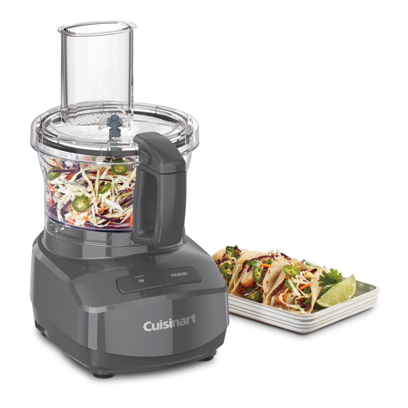 7-Cup Electric Food Processor, Gray