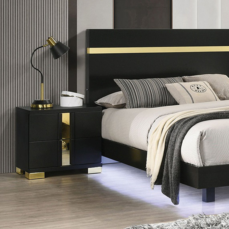 Mobilier de chambre à coucher 1pc, Black