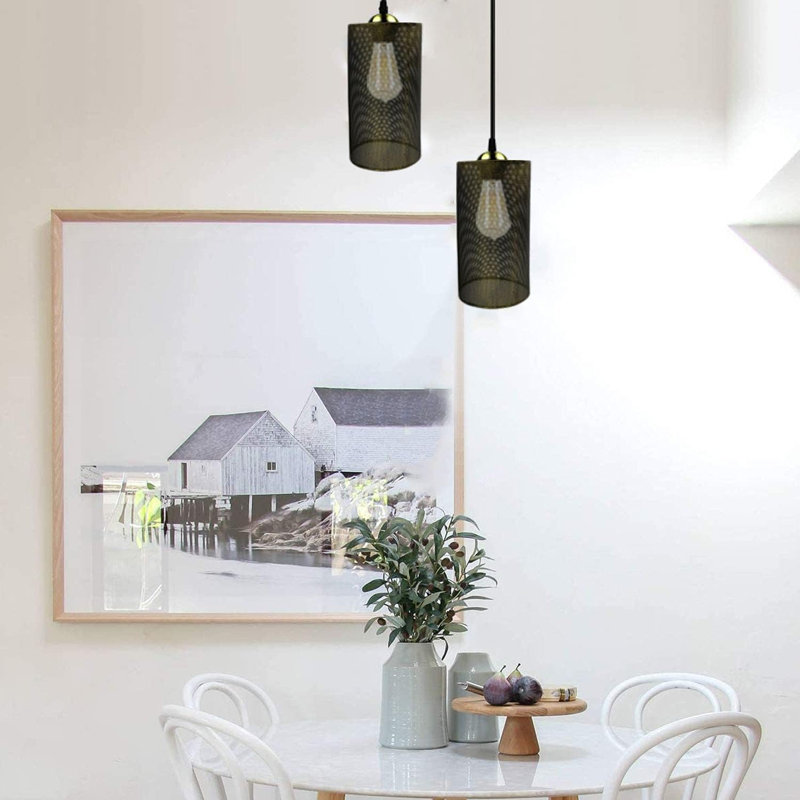 Anthonio 1 - Light Pendant, No, Brushed Brass/Black