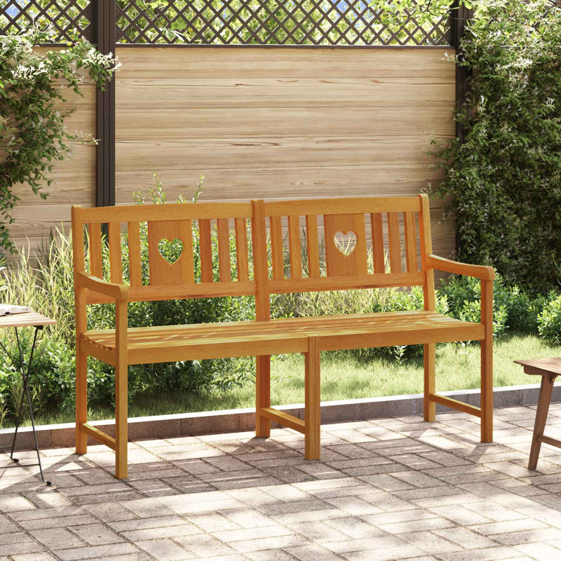 Outdoor Bench, 90cm H x 150cm W x 55.5cm D