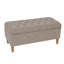 Banc de rangement rembourré à couvercle rabattable-124300378