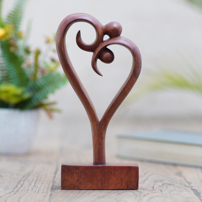 Statuette en bois Love Dancing