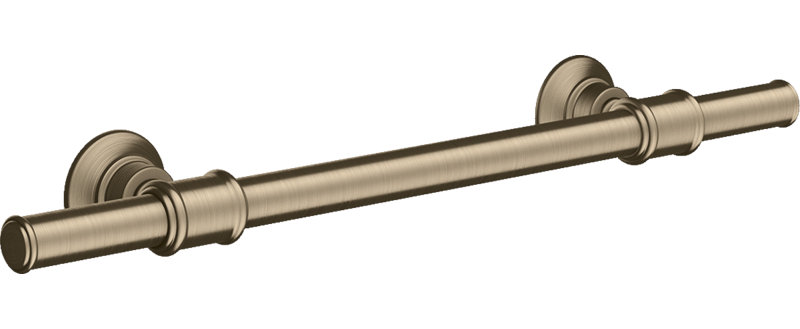 Montreux 1 Wall Mounted Towel Bar, Brushed Nickel