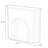 White Manufactured Wood Freestanding Fireplace