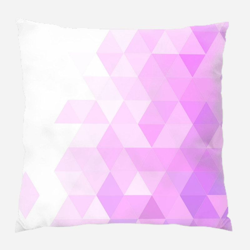 Coussin décoratif triangulaire