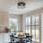 Mortensen Glass Flush Mount