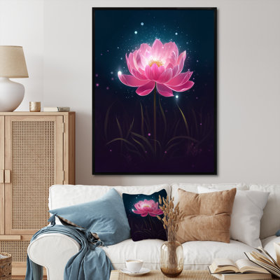 Rose lotus divin résilience II - imprimé