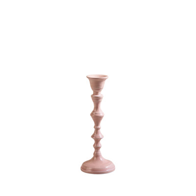 Petit bougeoir rose clair Nera