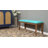 Polyester Blend Upholstered Bench