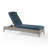 Leandra Outdoor Wicker Chaise Lounge , Cushion Included-495166793-507241923