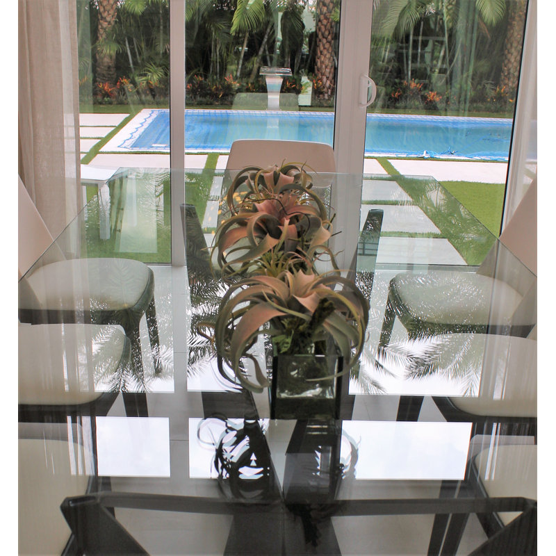 48'' Faux Succulent Plant in Glass Planter