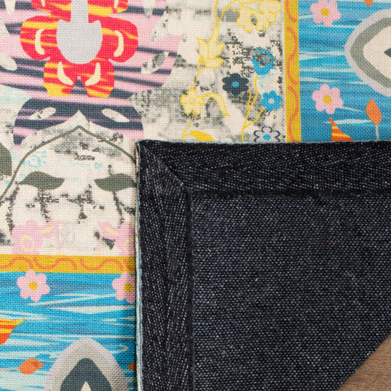 Tapis oriental performance tissé à la main Sonakshi, Rectangle 2 pi 3 po x 4 pi