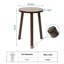 Henrie Solid Wood Side Table Set