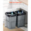 Double poubelle escamotable 27QTx2-124434852