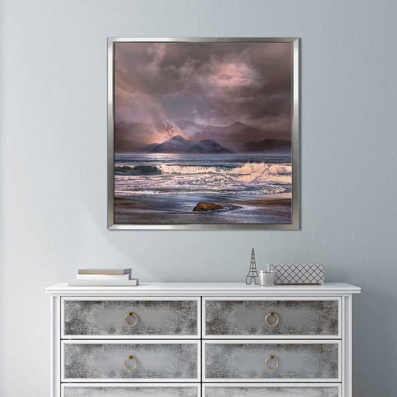" Escape " Acrylic Print, 39.5" H x 63.5" W x 2" D, Silver Floater Frame