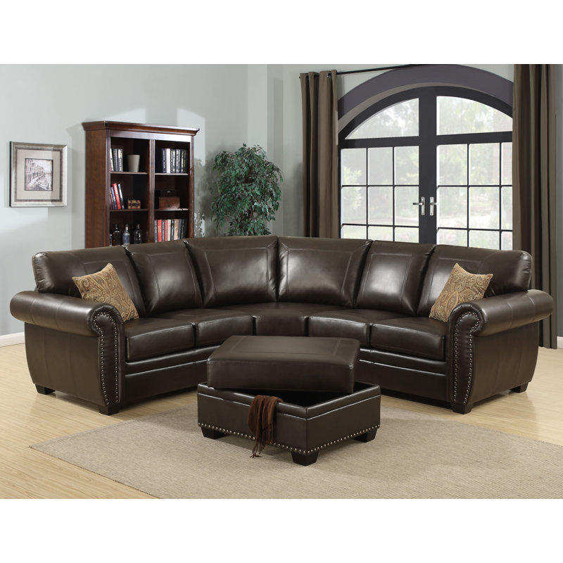 Railsback Upholstered Curved Sectional Symmetrical