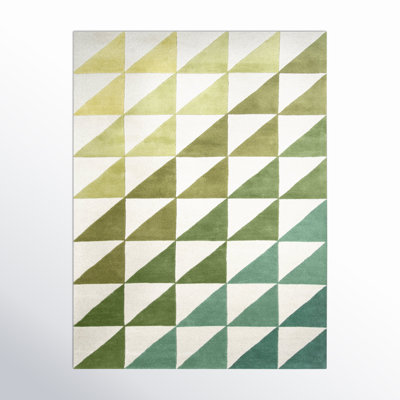 Glory Hand Tufted Wool Lime/Green/Ivory Rug