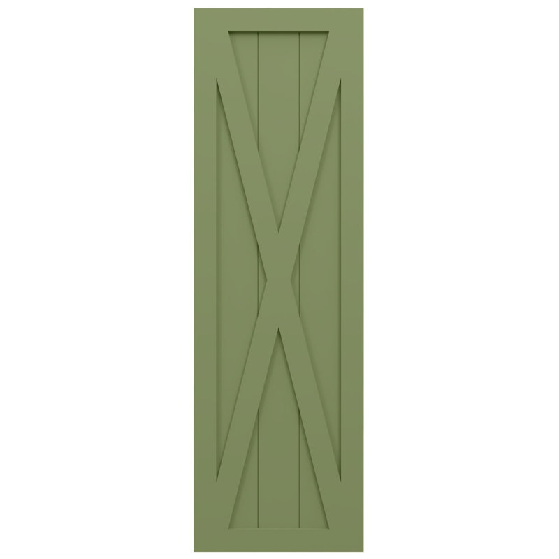 Volets de ferme EnduraCore, Vert mousse, L 18 po, 65"H