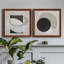 Moderniste Neutre III, ensemble de 2 reproductions d'art sur toile encadrées-1143163487-1143163486