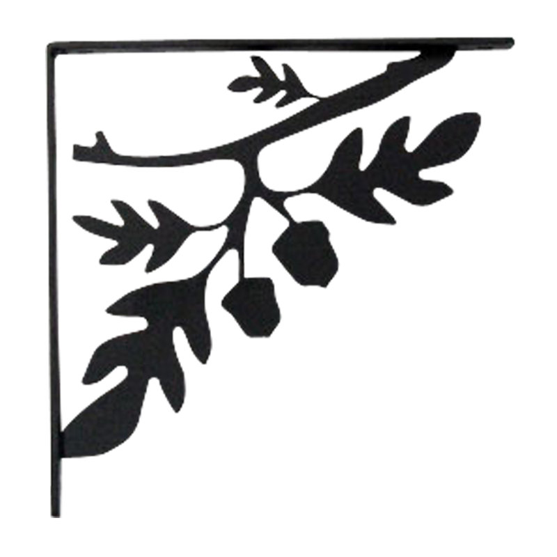 Lampe Acorn Shelf Brackets, 7.25" H x 0.5" W x 7.25" D