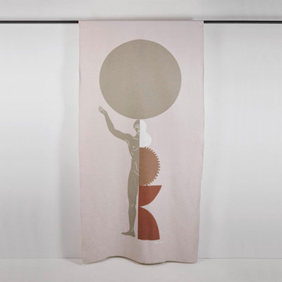 Cotton Blend Curtain Single Panel