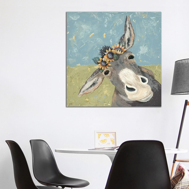 Farm Fun V by Jade Reynolds - Wrapped Canvas Print, 93.98 cm H x 93.98 cm W x 1.91 cm D