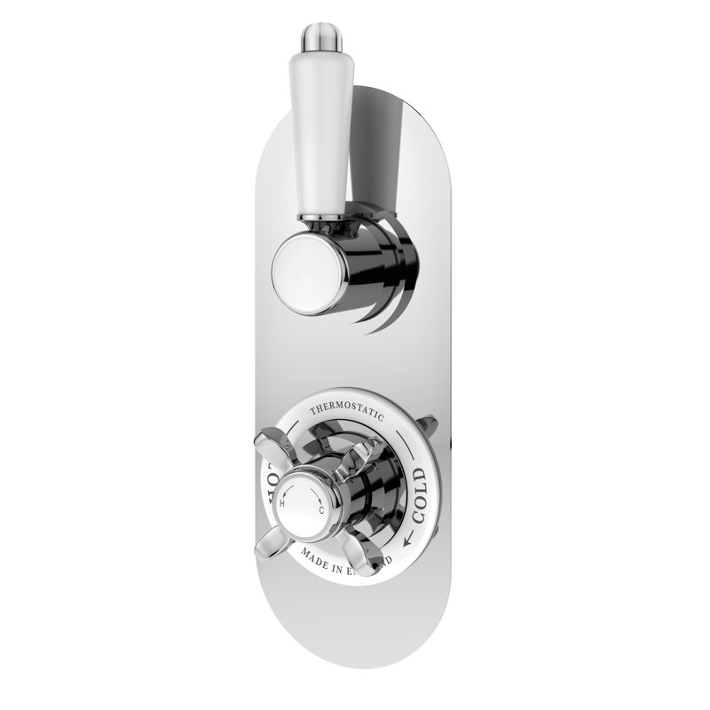 Twin Concealed Diverter Shower Valve