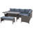 Wicker 8 - Person Patio Conversation Set with Cushions