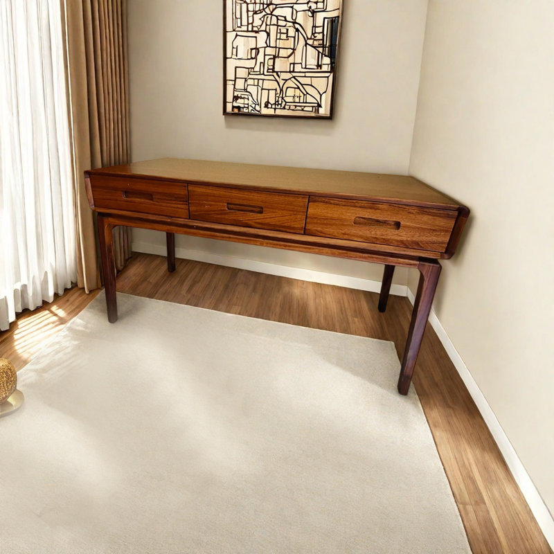 Nouveau bureau minimaliste en bois massif de style chinois