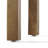 Solid and Manufactured Wood Slatted Outdoor Side Table -1165834497