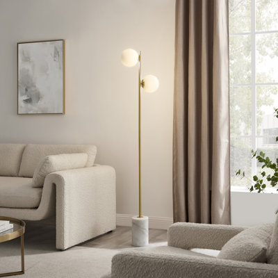 Diyar Tree 65'' Stone & Gold LED Light