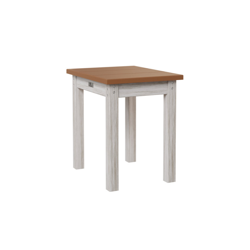 Berlin Gardens Economy End Table, Cedar, Seashell
