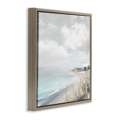 Coastal Morning By The Dunes Floating Frame, design by Carol Robinson