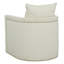 Chaise avec accoudoirs pivotante 30 po Christine CAL117-109522099-109522100