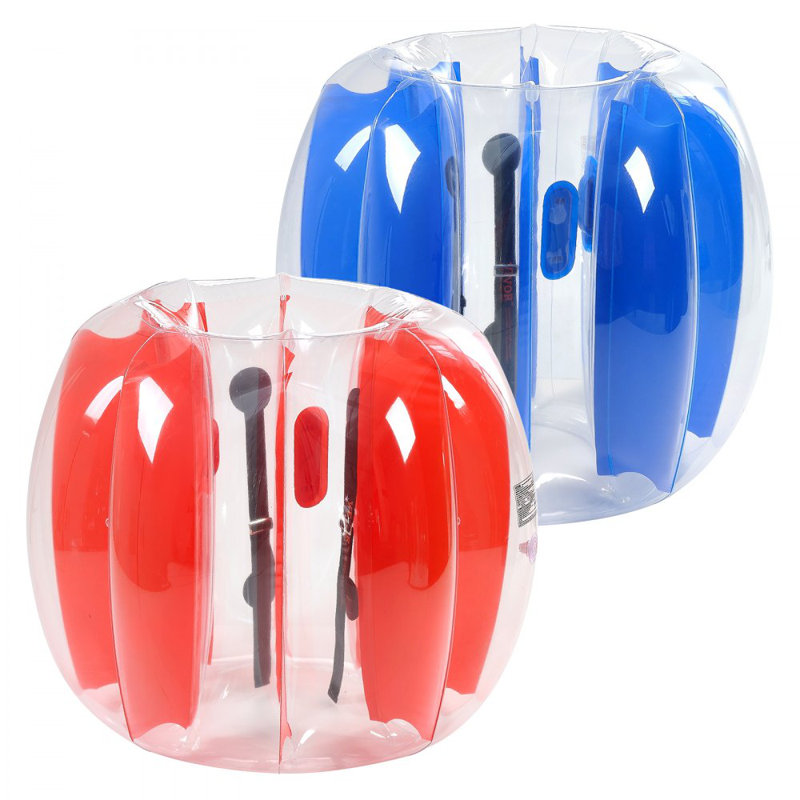 Jeu de plein air de 3 pouces / 0,9 M, H 35 po x l 45 po x P 45 po, Bleu/rouge