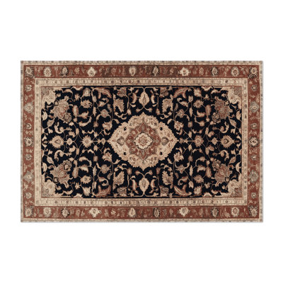 Tapis d'intérieur et d'extérieur brun Persian