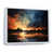 White Floater Framed