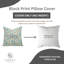 Linen Square Indoor/Outdoor Pillow Cover-2043400494