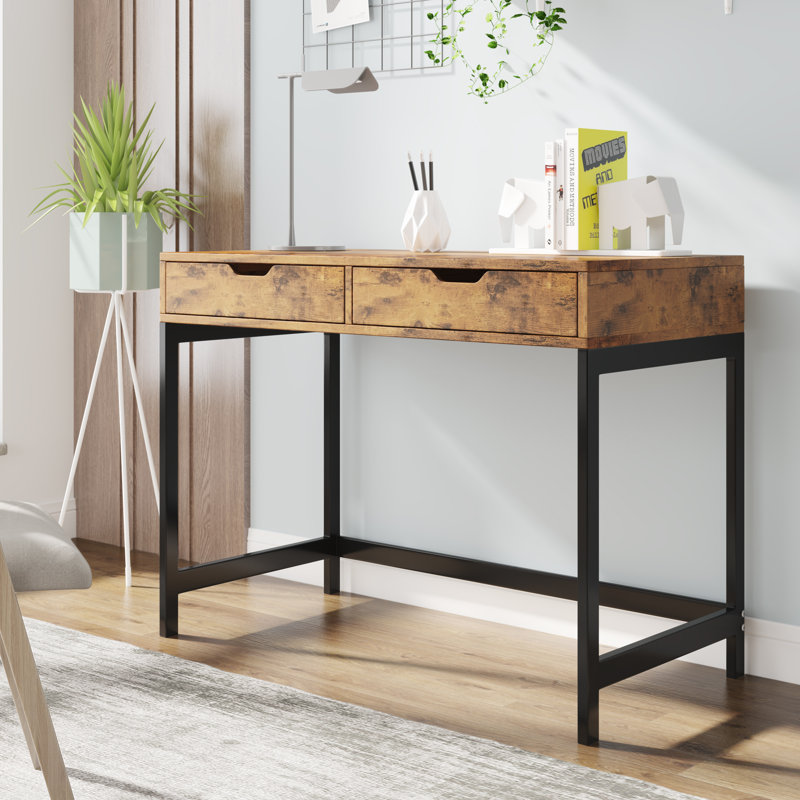 Nonita Dressing Table, Brown/Black