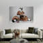 The Box Surreal Contemporary Dog Wall Art Print 1 Piece Wrapped Canvas Wall Art-86545044