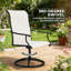 Ensemble de 2 chaises d'extérieur, chaises pivotantes-1512564528