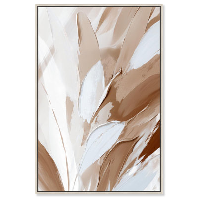Toile fauve et givre II 
