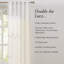 Paire de rideaux transparents Calia 52x84-91676142