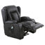 Manual Swivel Rocking Recliner with Heat and Massage-1058344844