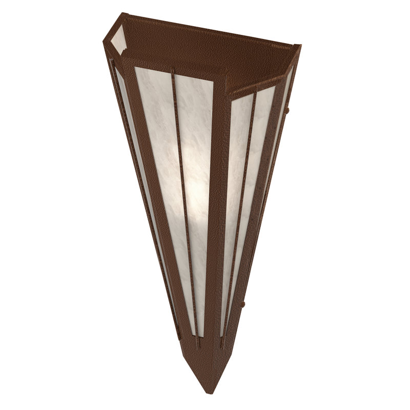 Brum 1 - Light Flush Mounted Sconce, Sepia Brown