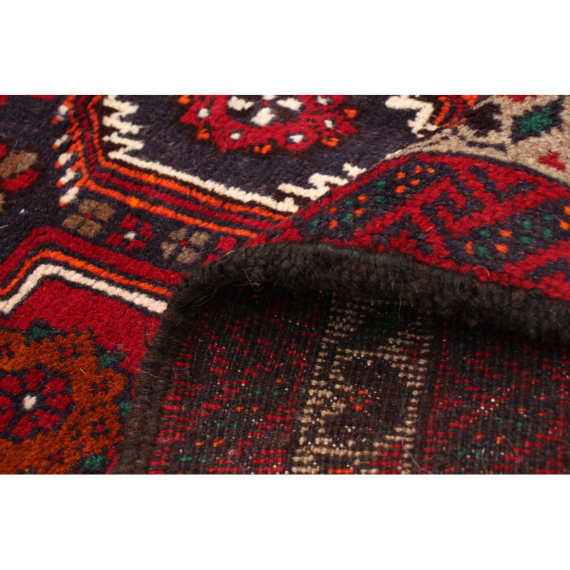 One-of-a-Kind 3'5" X 5'11" 1980s Wool Area Rug in